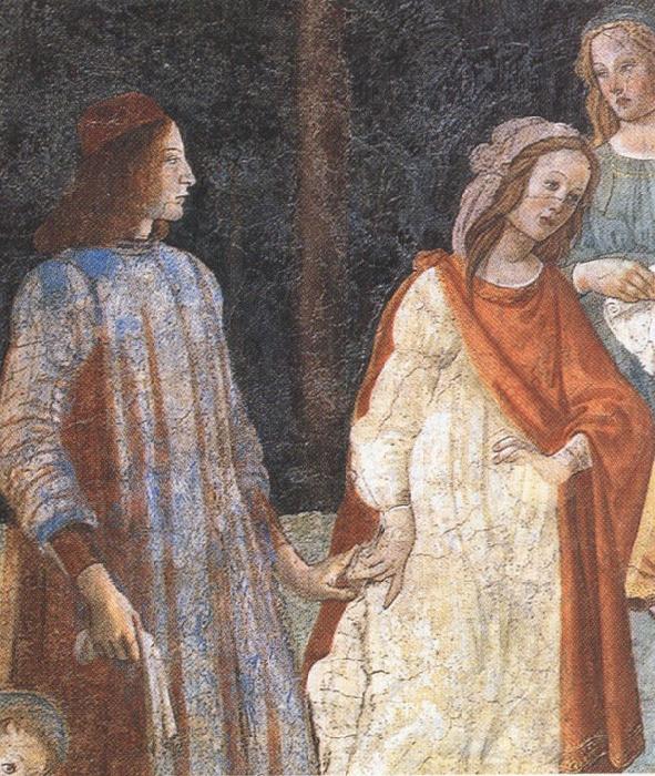 Lorenzo Tornabuoni before the assembly of the Liberal Arts (mk36), Sandro Botticelli